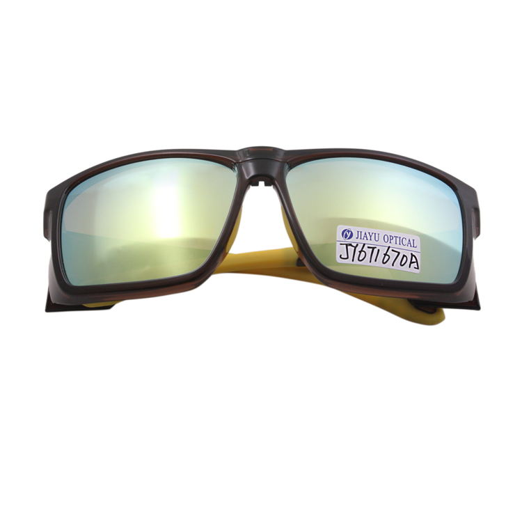High Quality Outdoor Polorized  Prescription Mens Sports Safety Sunglasses Side Shields