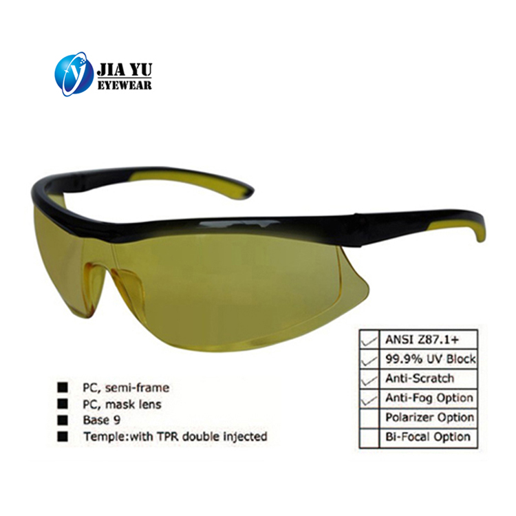 High Quality Plastic Manufacturers Ansi z87.1 Protective Safety Googles Glasses