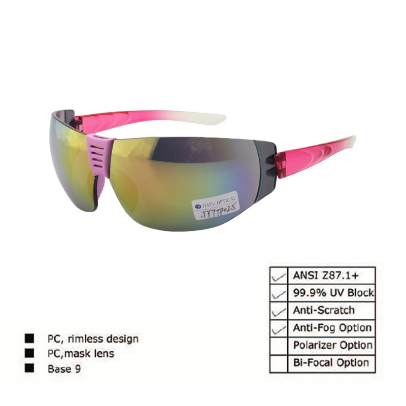 Italy Brand Design Ce Sports Safety Glasses Anti Scratch One Piece Safety Sunglasses