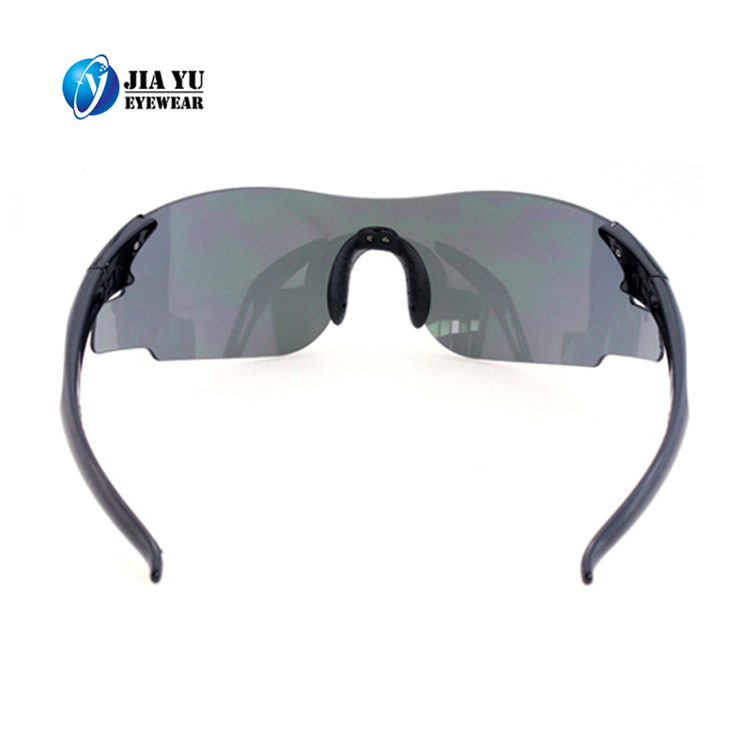 Men Outdoor Retro PC Sport Frame Glasses Explosion Proof Polarized UV400 Sports Safety Sunglasses