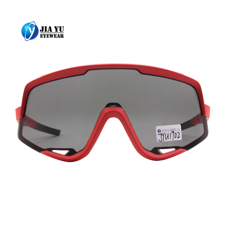 New Designer Red Safety Glasses Rubber Nose Pad  Anti Scratch Sport Cycling Safety Sunglasses