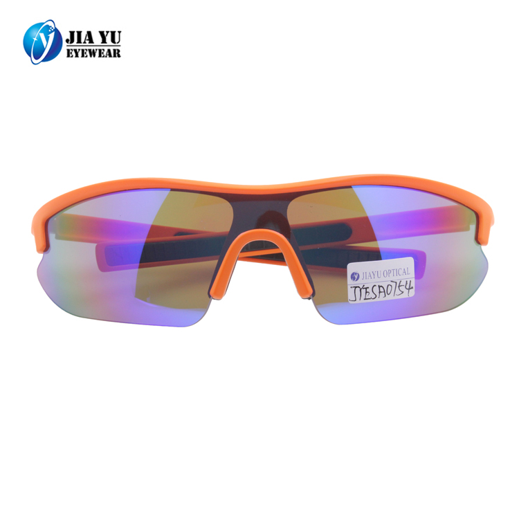 New Trending Outdoor Running Cycling Mirror Lens Womens Polarized Sports Safety Sunglasses