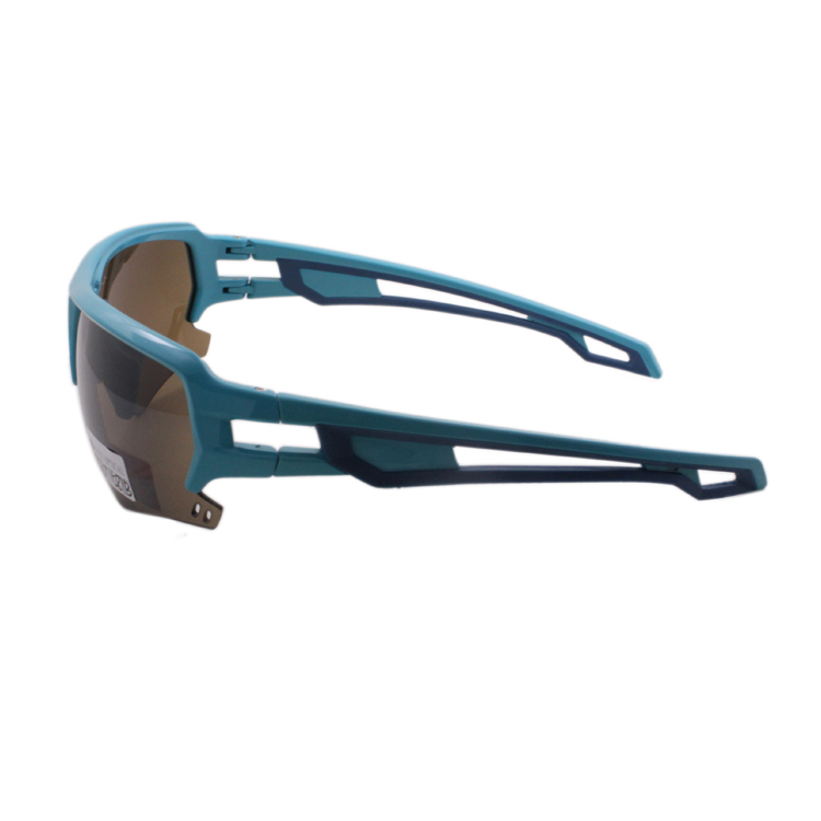 Protection Safety Blue Color Eyeglasses Half Frame Sun Glasses Sunglasses Sport Cycling