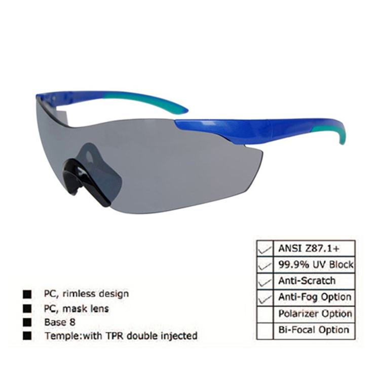 Sports Safety Glasses ANSI Z87.1  Anti Scratch Anti Impact Work Safety Glasses