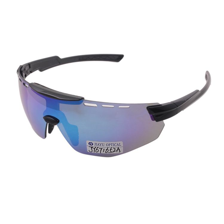 Wholesale Custom Anti Scratch CE FDA Approved One Piece Protection Sports Safety Sunglasses