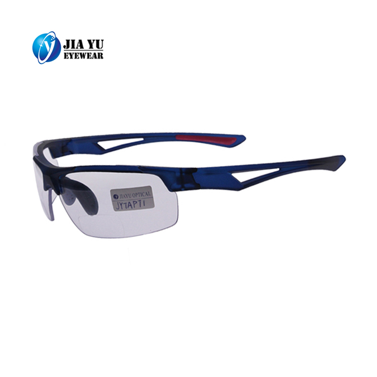 Wholesale Customized Logo Double Injection Cycling sports sunglasses Safety Glasses Bifocal