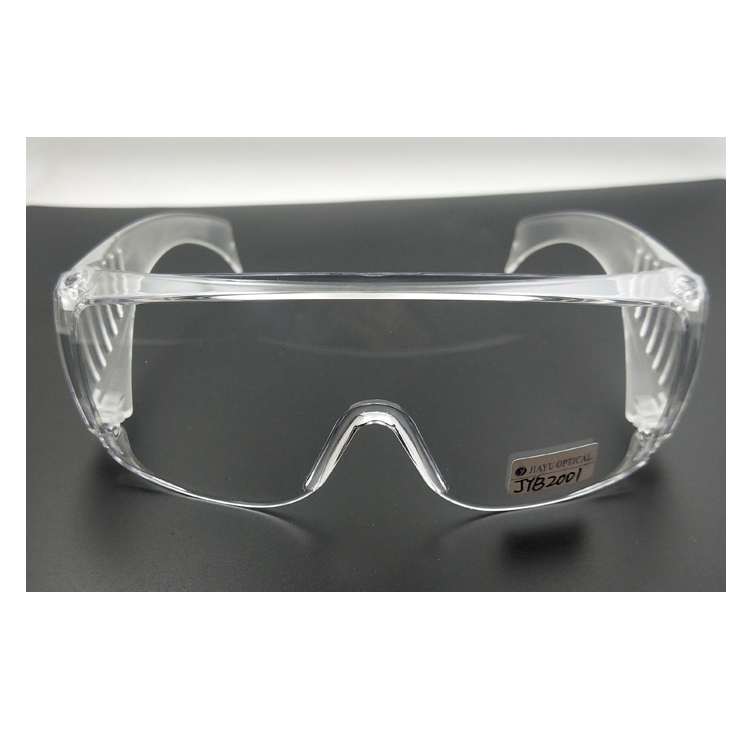 Clear CE EN166 Hospital Safety Glasses ANSI Z87.1 Anti Virus Anti Saliva Anti Fog