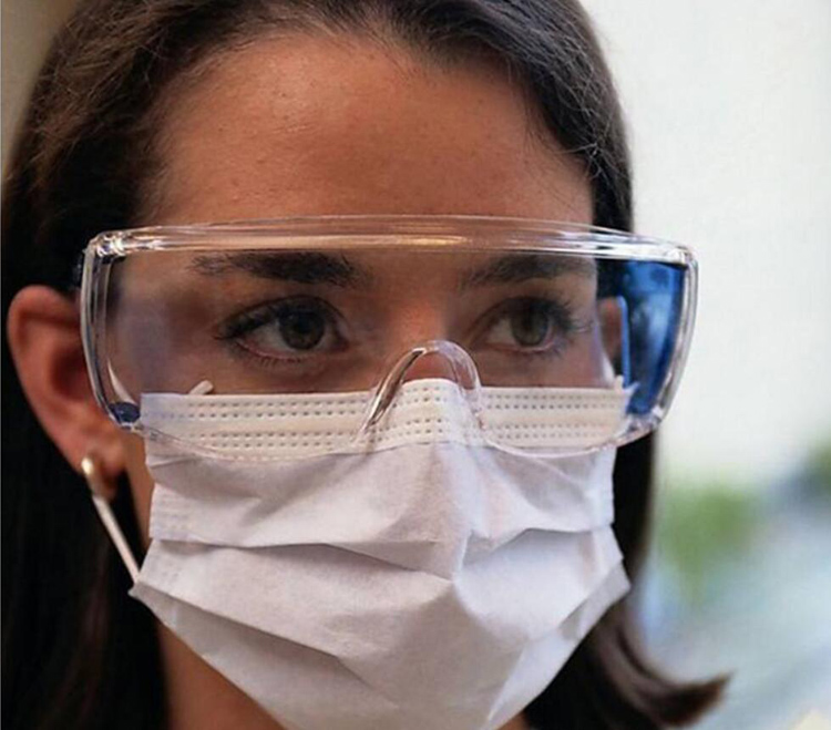 Clear CE EN166 Hospital Safety Glasses