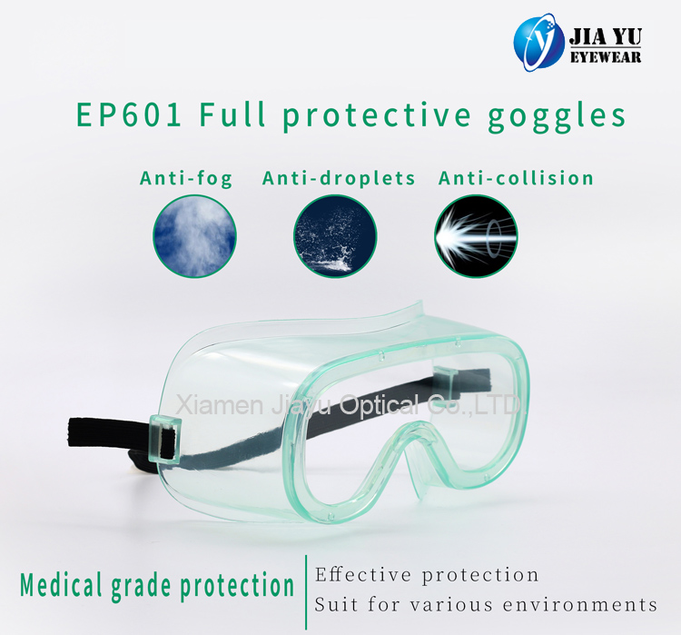 Safety Goggles Anti Fog CE EN166 ANSI Z87.1 Anti Saliva Anti Virus Protective Medical Goggles