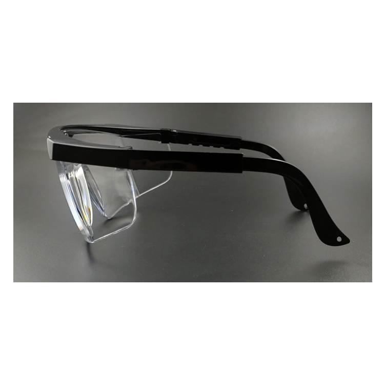 EN166 Single Piece Lens Eye Protection Safety Glasses AnsiZ87.1 For Laser