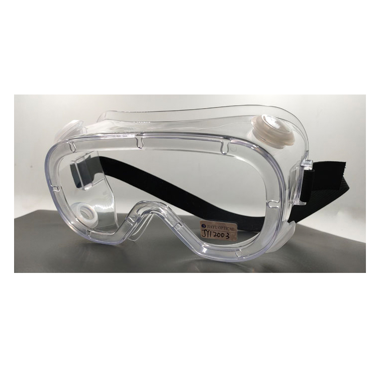 PVC Protective Goggles Anti Fog Anti Splash Anti Impact EN166 Safety Air Vents Medical Goggles