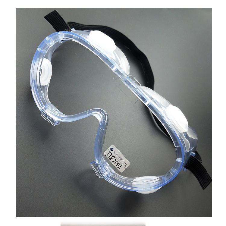 Transparent Clear PVC Indirect Vents Medical Safety Goggles EN166
