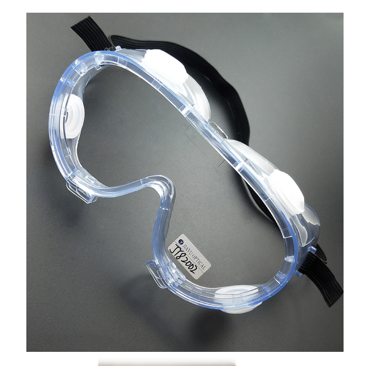Transparent Clear PVC Indirect Vents Medical Safety Goggles EN166
