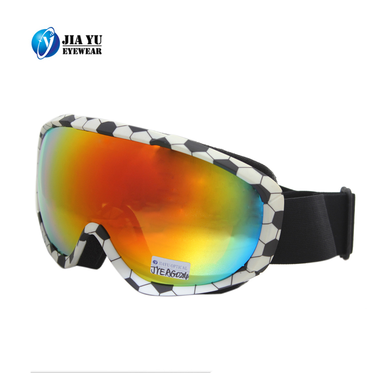 Custom Designer Brand Polarized Snow Goggles Adjustable Strap Anti-Fog Windproof Ski Goggles