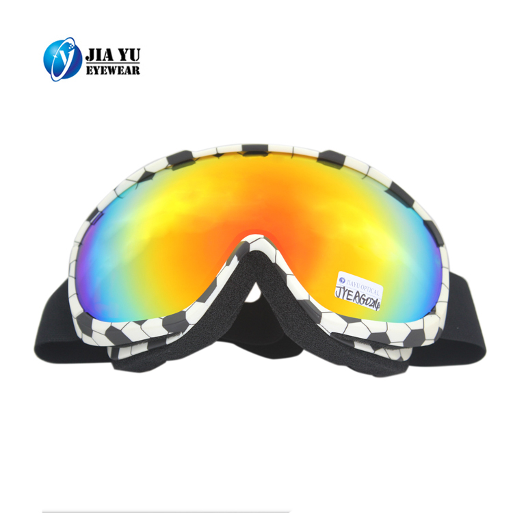 Custom Designer Brand Polarized Snow Goggles Adjustable Strap Anti-Fog Windproof Ski Goggles