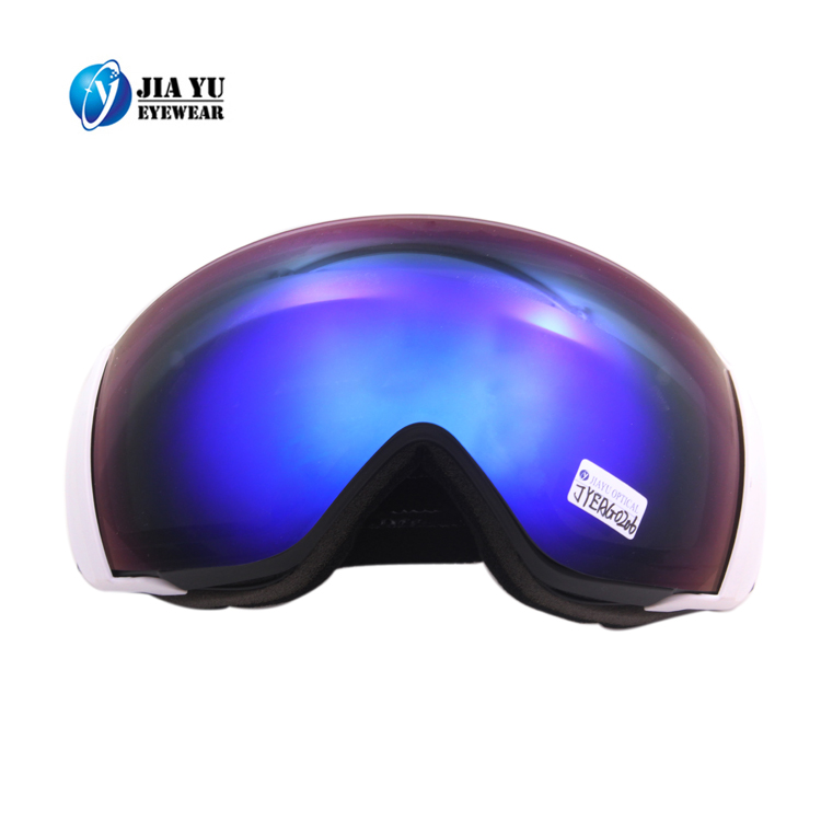 Custom Goggle Snowboard Mirror Lenses Elastic Strap Windproof Anti Fog Double Lens TPU Fashion Ski Goggle