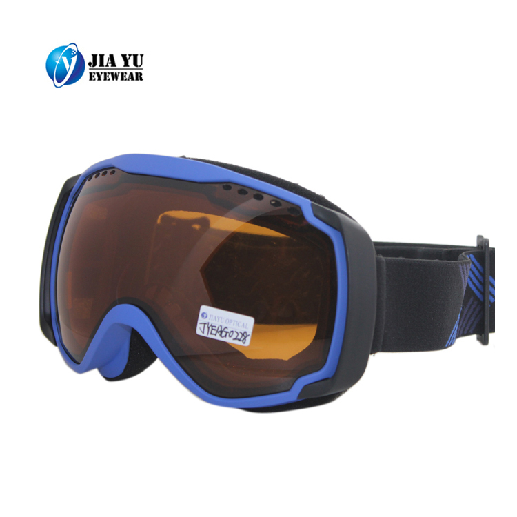 Custom Outdoor Sport Cycling Windproof Ruber Snow goggles Anti Fog Ski Goggles Glasses