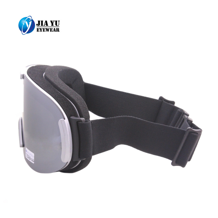 New Model 100% Fashion Interchangeable Silver White Mirror Lens Custom Designer Snow Ski Goggles