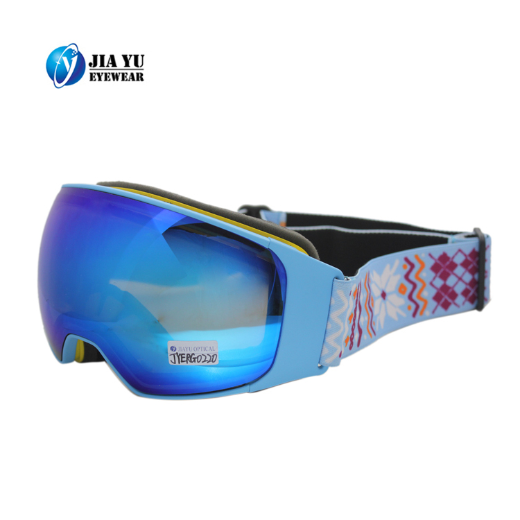 New Model Wholesale Ski Goggles Anti Fog and Anti-Scratch Unisex Adults Mirrored Ski Goggles