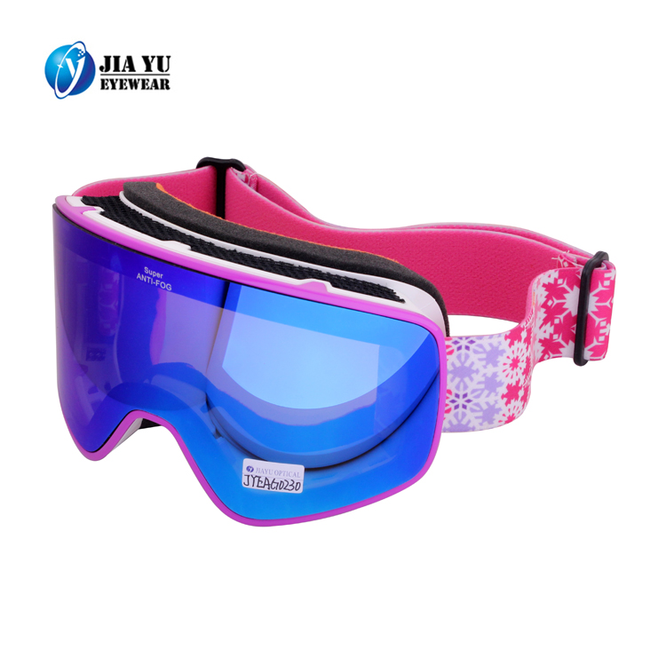 Custom Snowboard Goggles, TPU Frame, UV 400, Anti-fog, Dual Lens