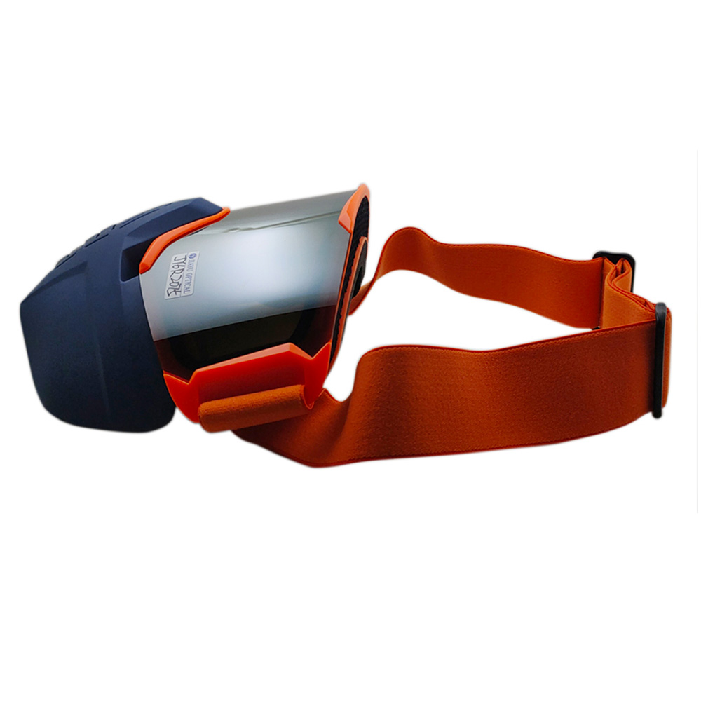 TPU Double PC Lenses CE Interchange Face Shield Ski Goggle