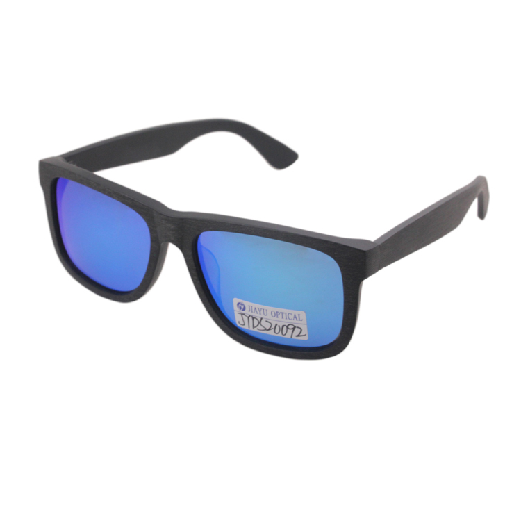 Classic Designer Wood Pattern Polarized Colorful UV Protection Women Acetate Sunglasses