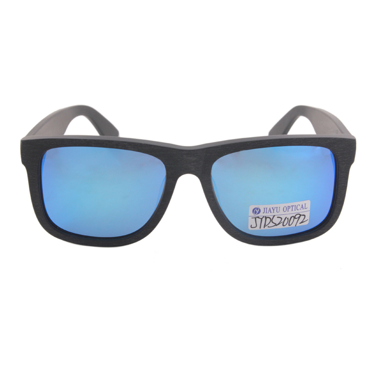 Classic Designer Wood Pattern Polarized Colorful UV Protection Women Acetate Sunglasses
