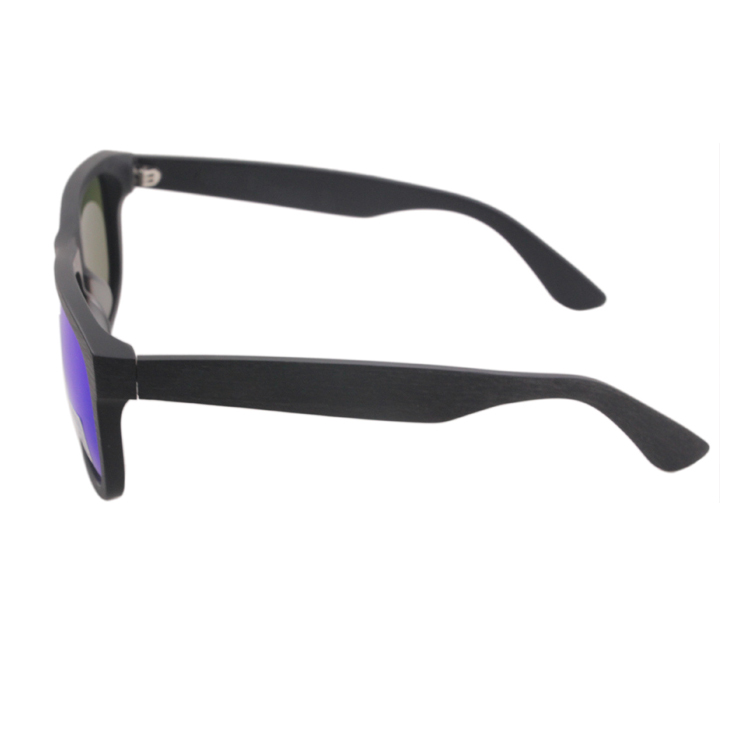 Classic Designer Wood Pattern Polarized Colorful UV Protection Women Acetate Sunglasses