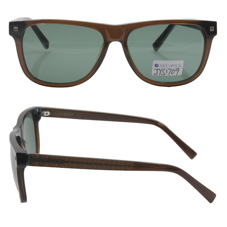 Fashion Brand 2020 Design Luxury Sunglasses Men Acetate Black Square Sunglasses