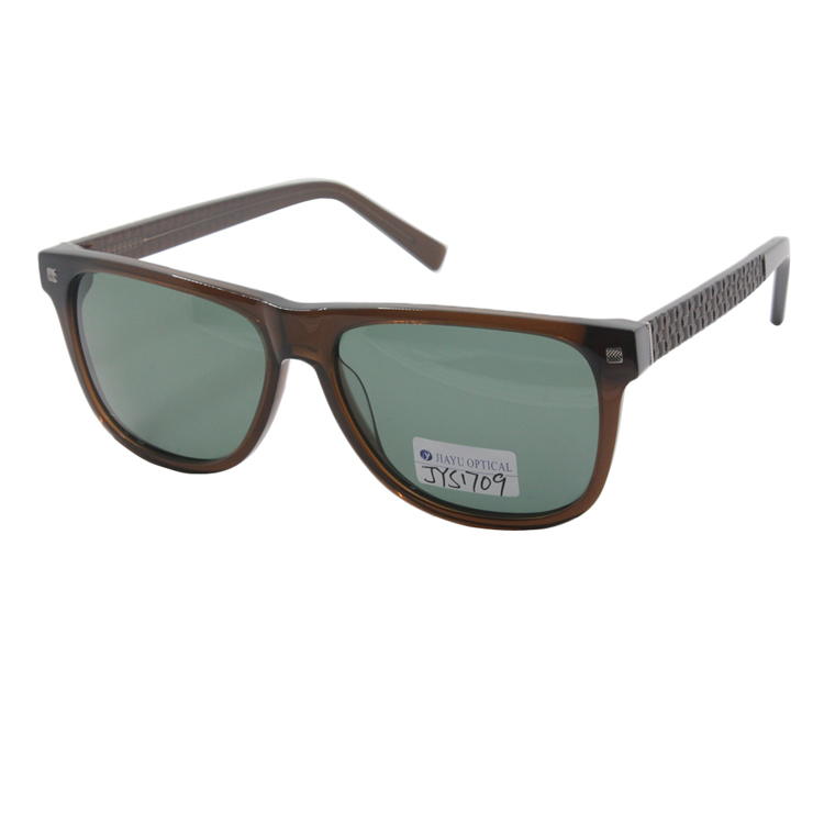 Fashion Brand 2020 Design Luxury Sunglasses Men Acetate Black Square Sunglasses