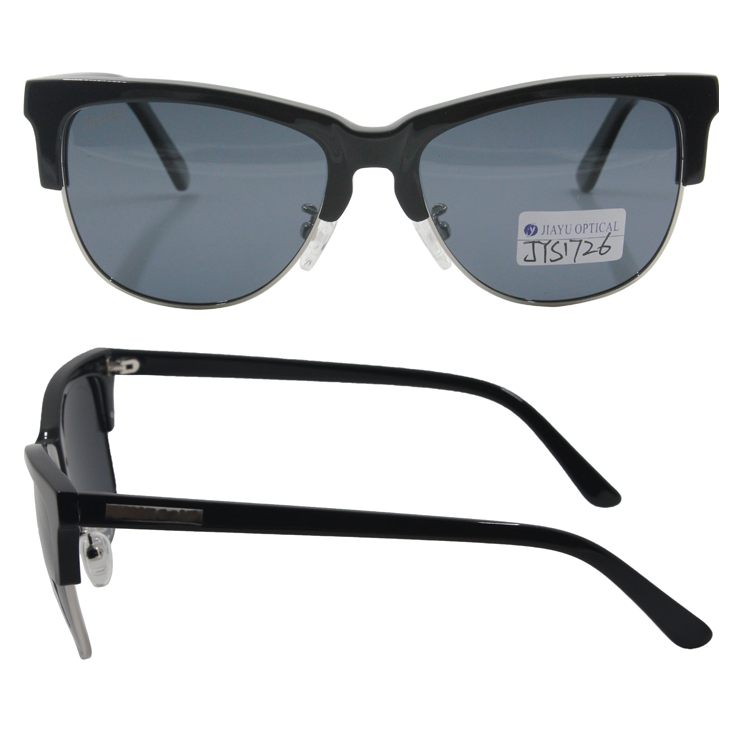 Fashion Cat Eye Eyewear Retro Vintage Customized Polarized Acetate Sunglasses