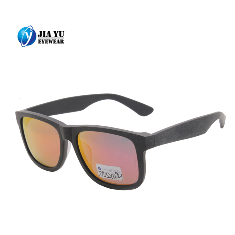 Handmade Custom Cat 3 UV400 Wood Finishing Polarized Acetate Sunglasses