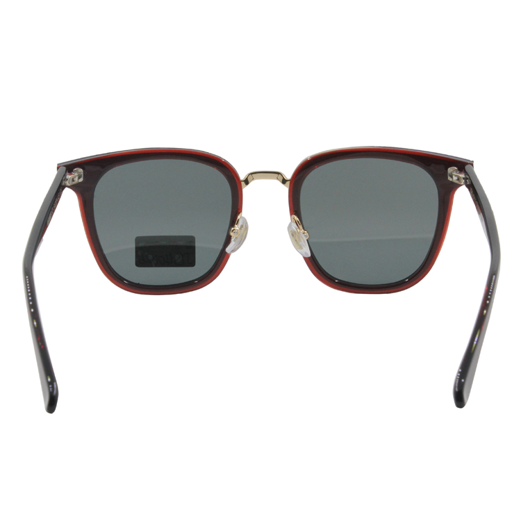 High Quality Fashionable Custom Logo Mirrored Polarized Nose pads Acetate Sunglasses