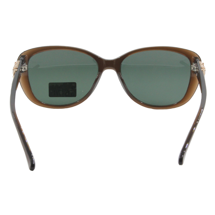 High Quality Polarized Custom Logo Acetate Cat Eye Sunglasses for Men