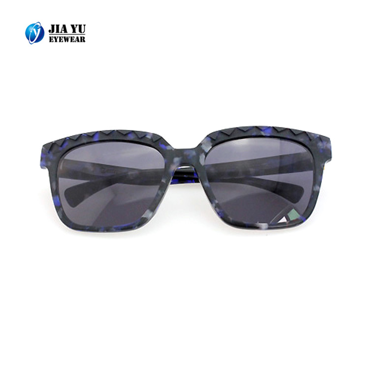 Hot Sale Custom Square Tortoise Polarized Mens Acetate Sunglasses