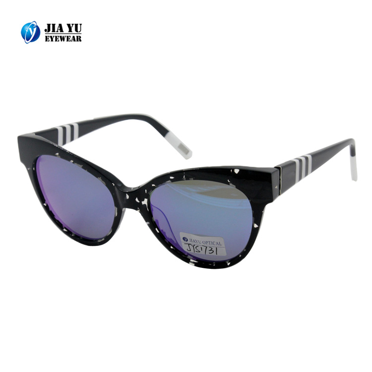 Hot Sale Cat Eye Sunglasses Acetate Frame UV400  Sunglasses