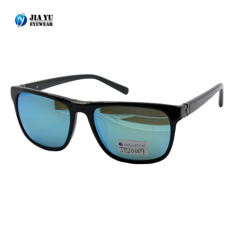 Hot Selling  Design UV 400 CE Brown Demi Turtle Acetate Men Sunglasses