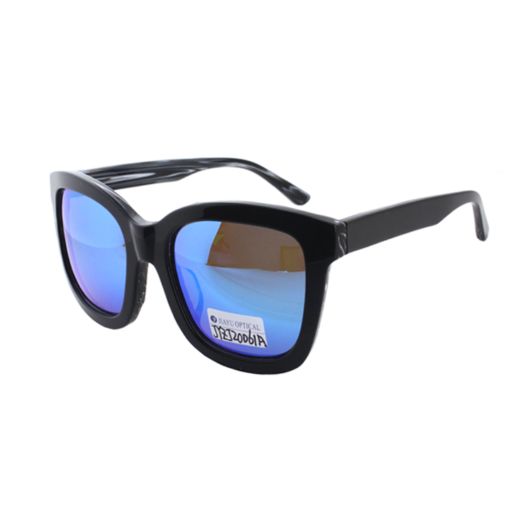 Name Brand Wholesale Custom Logo Polarized Mirror Lens Handmad Mens  Acetate Sunglasses