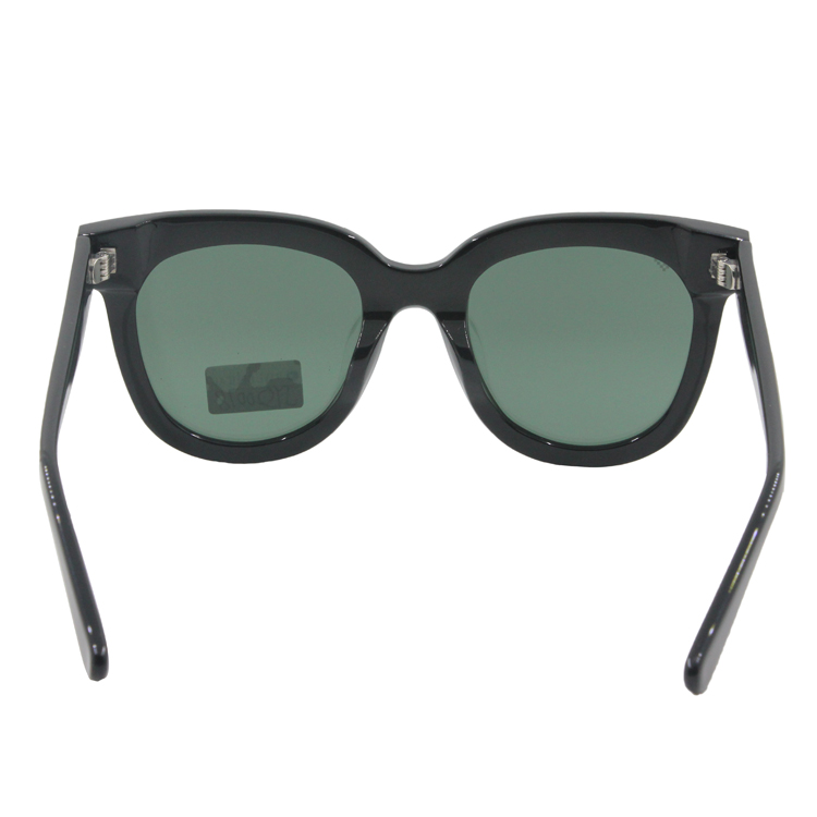 Name Brand Wholesale Custom Logo Square Polarized Mirror Lens Acetate Sunglasses
