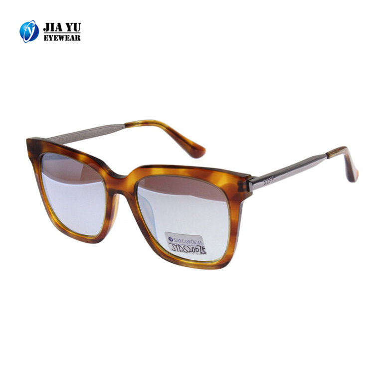 New Arrival Tortoise Shell Custom Vintage Polarized Acetate Sunglasses For Men