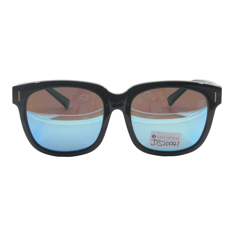 New Arrival Men Mirrored Lenses Fashion Acetate Sunglasses