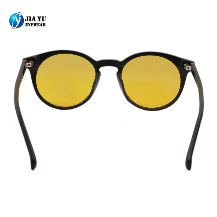 New Design Ladies Fashion Round Wholesale Vintage Luxury High Density Acetate Sunglasses