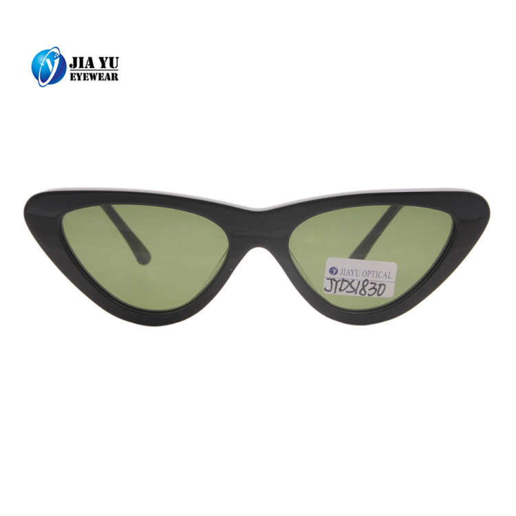 New Designed High Quality Handmade Cat Eye Polarized UV400 Sunglasses  Acetate Frames Eyewear