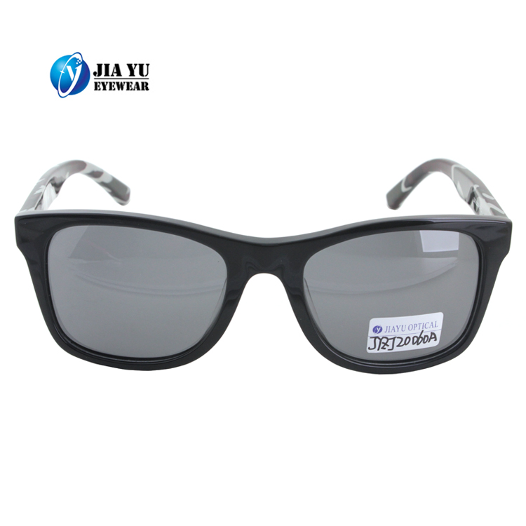 New Fashion Square Polarized Luxury Handmade CE UV400 Acetate Sunglasses for Men