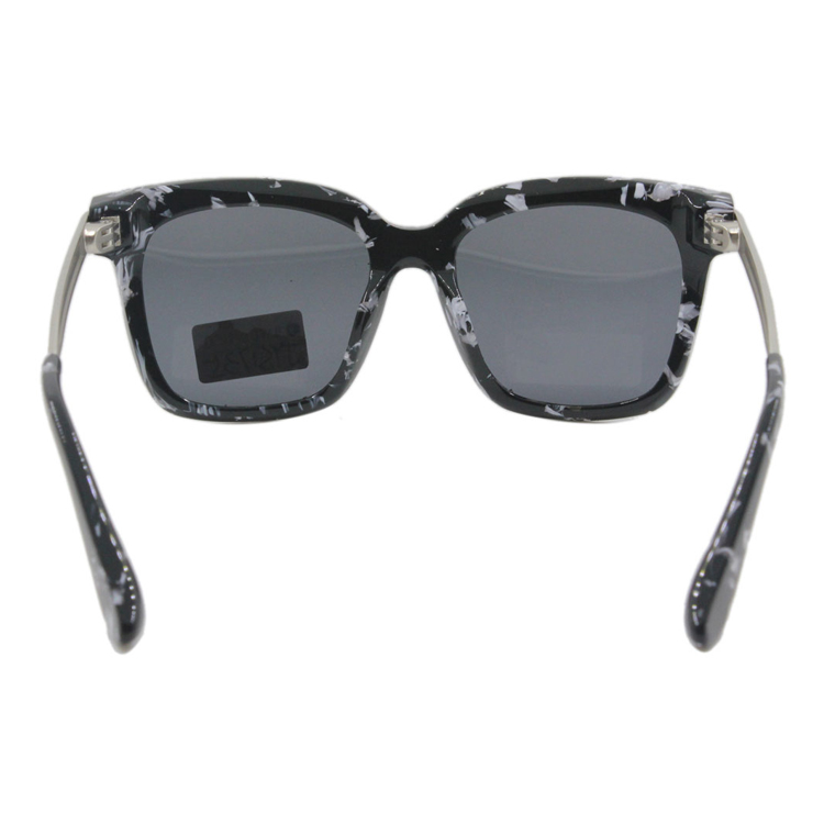 New Style Metal Temples Square Handmade Designer Men Acetate Sunglasses