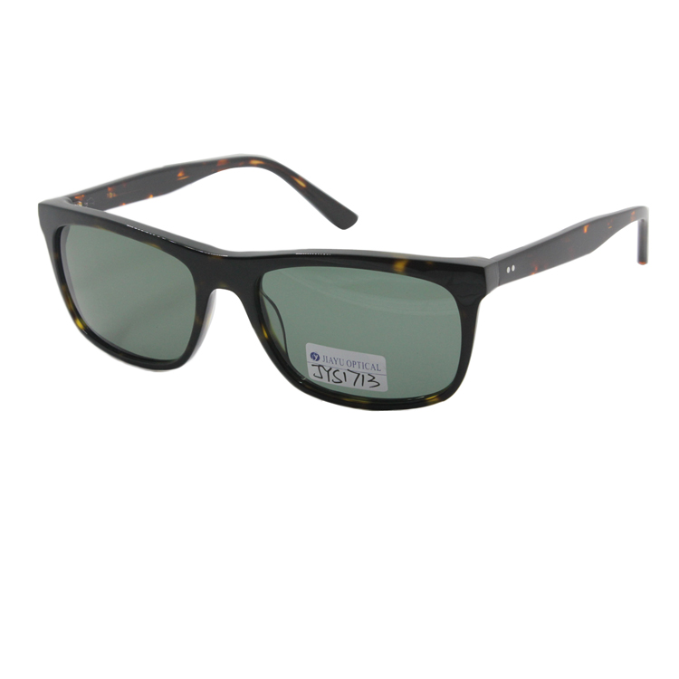 Promotion Custom Green Polarized Lenses Acetate Handmade Mens Sunglasses