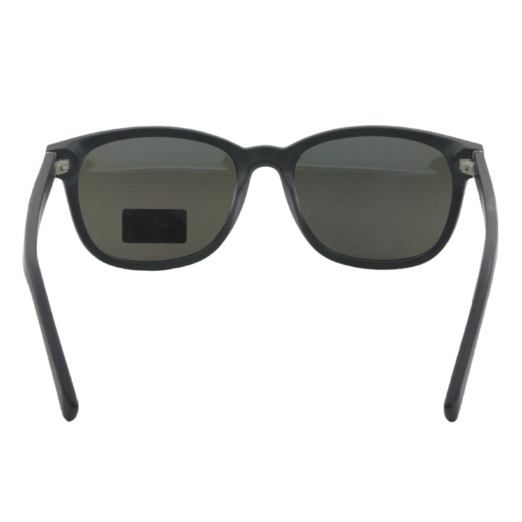 Fashionable Handmade Small Frame Blue Mirror Acetate Sunglasses