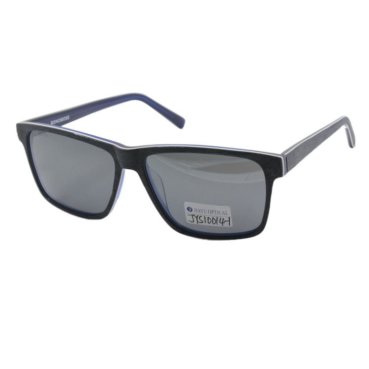 Wholesale Custom Fashion Polarized Square Handmade Mens  Acetate Sunglasses