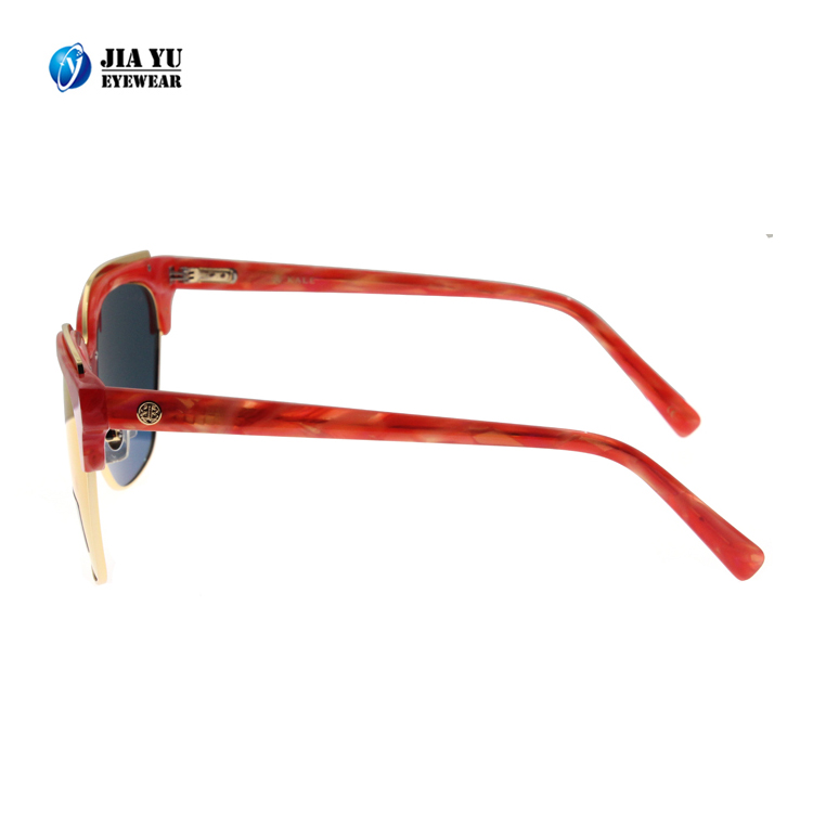 Wholesale Fashion CE, FDA Aapproval Custom Color  Womens  Acetate Sunglasses