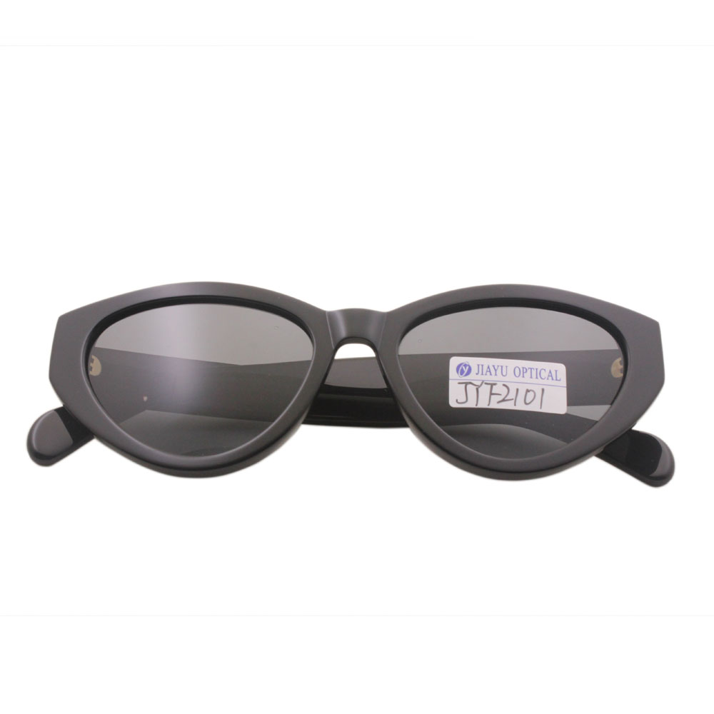 Retro Fashion Acetate Womens Cat Eye Polarized Sunglasses